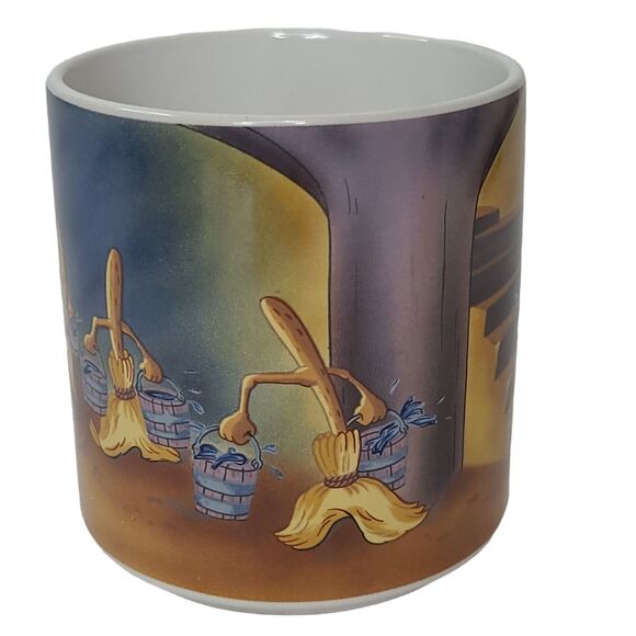 Vintage Disney Fantasia 50th Anniversary 1940-1990 Coffee Mug Original Box Japan - Picture 4 of 12